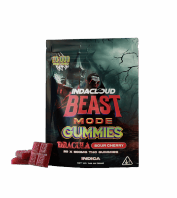 Sour Cherry Beast Mode THC Gummies