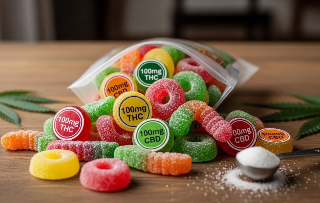 100mg edibles featured image
