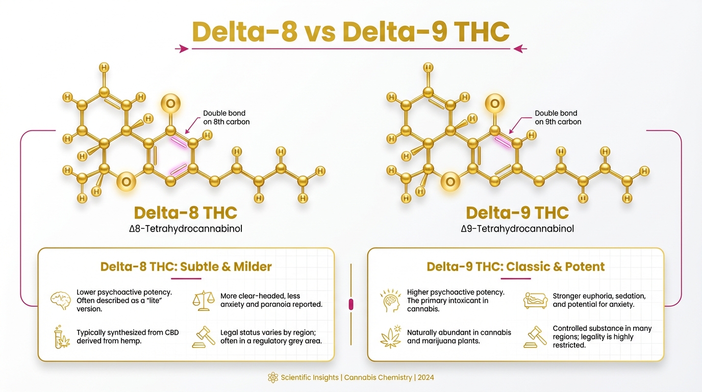 Delta-8 Vs Delta 9-Thc