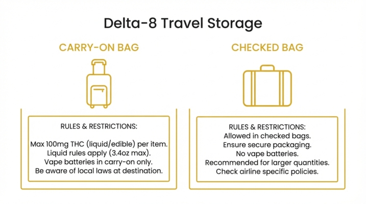Delta-8 Luggage Packing Guide
