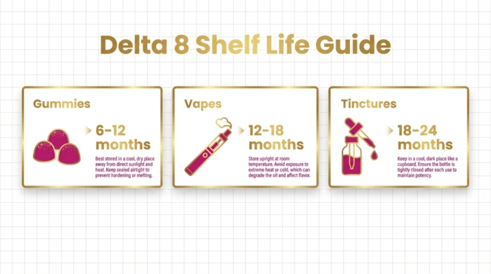 Delta 8 Expiration: How Long Do Delta 8 Products Last?