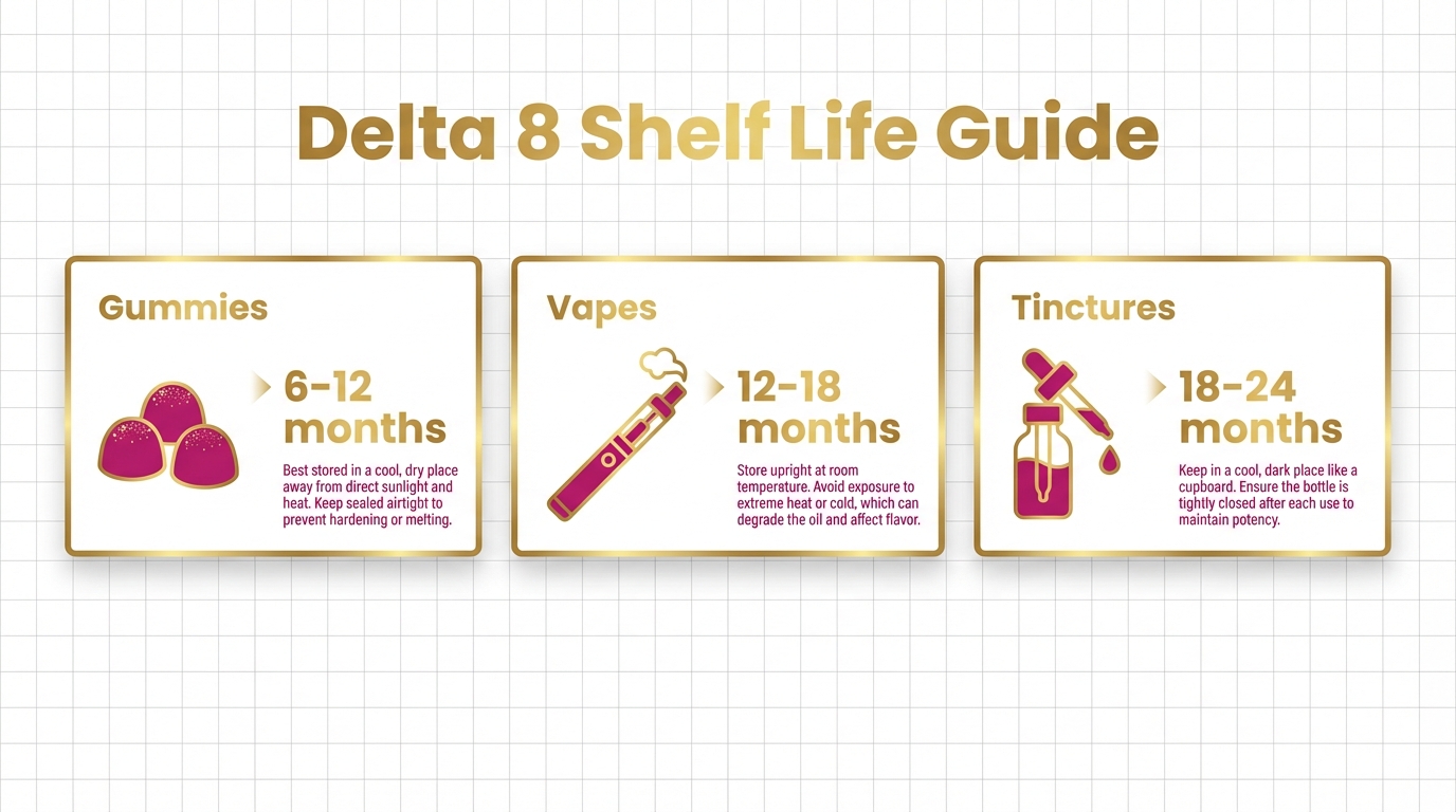 Delta-8 Shelf Life Guide