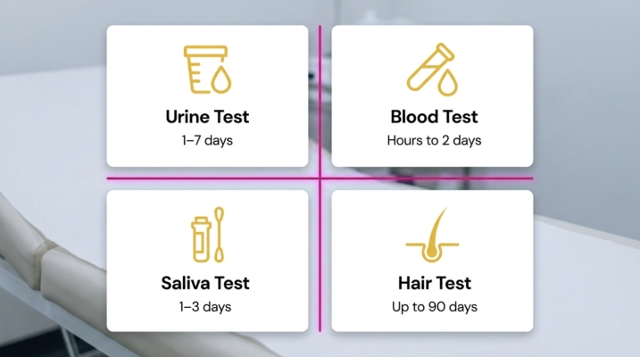 Drug Test Types Compariseon