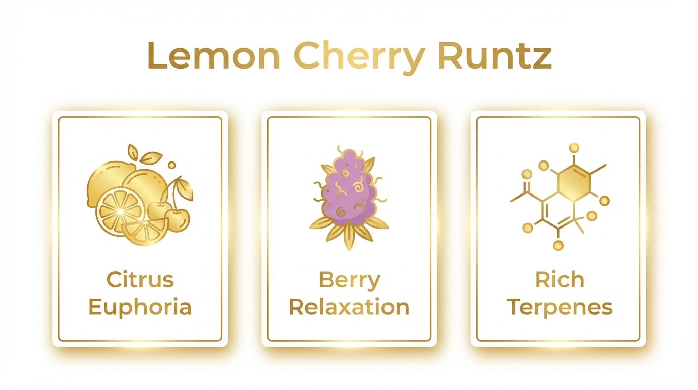 Lemon Cherry Runtz Strain Feature Image