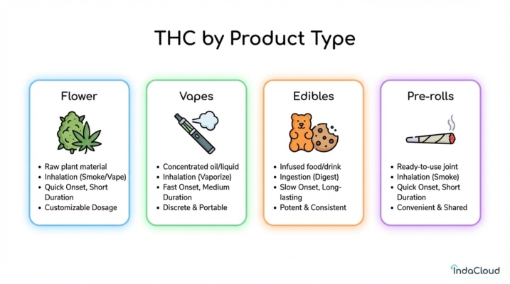 Thc Product Type Comparison