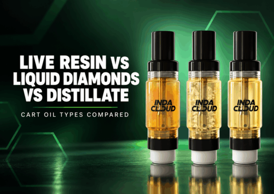 Live Resin vs Liquid Diamonds vs Distillate: Cart Oil Types Compared